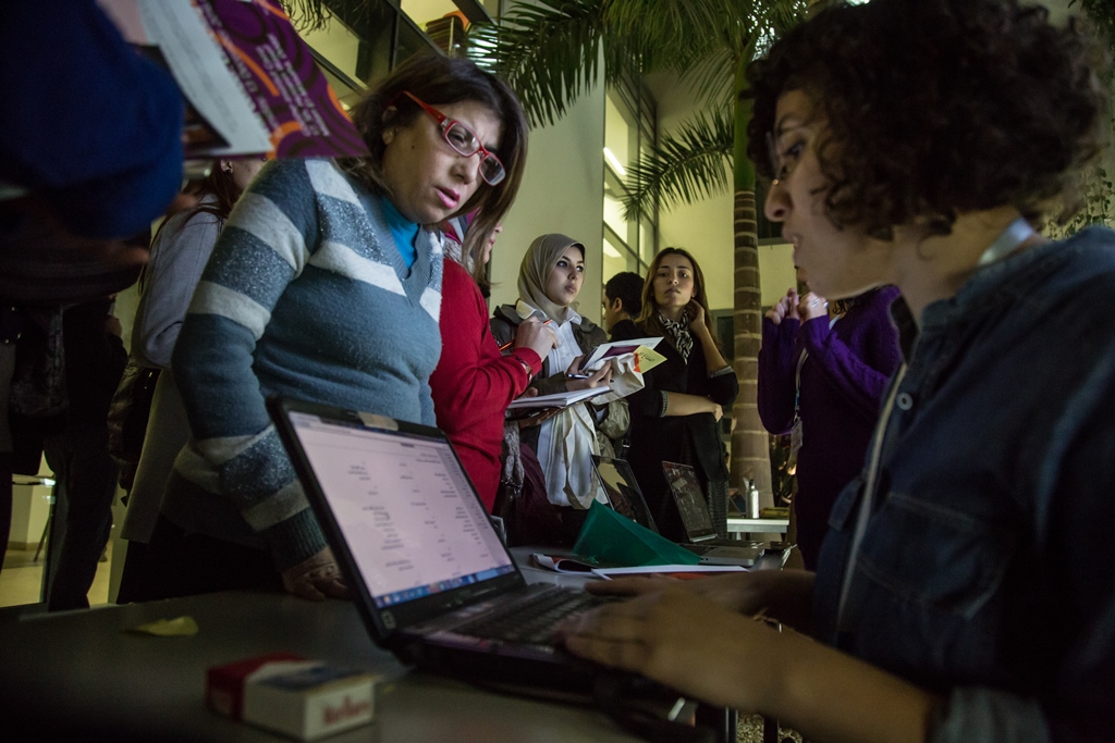 ضمن إطار مشروع الأكاديمية الثقافية الليبية شارك في صيف عام 2017 اثنى عشر شخصًا ليبيًا يعملون في الثقافة، أولاً في دورة تدريبية مدتها أسبوعين في تونس. Foto: Goethe-Institut Kairo/Roger Anis