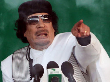 Libyens Ex-Diktator Muammar al-Gaddafi; Foto: dpa
