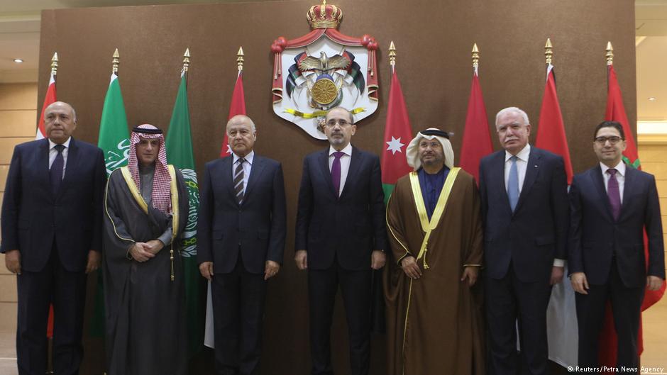 اجتماع وزراء خارجية ست دول عربية في عمان. Foto: Reuters
