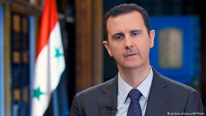 Syriens Präsident Baschar al-Assad; Foto: picture alliance/AP