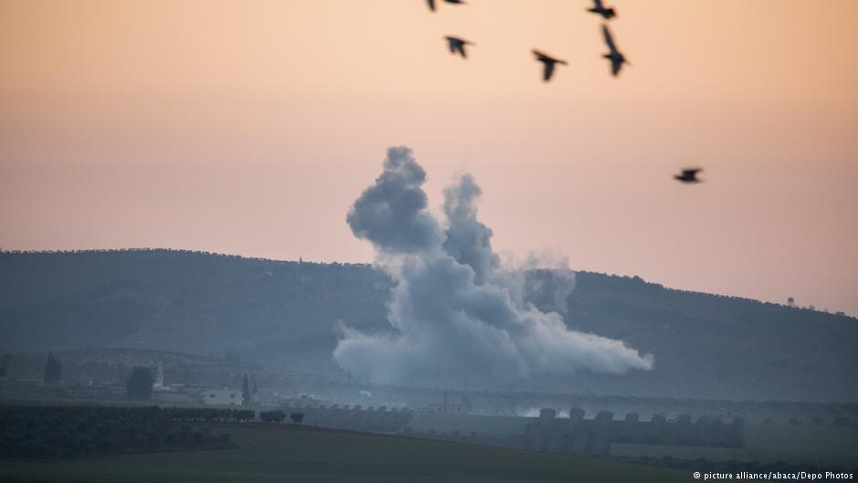 Türkische Angriffe auf Militärposten der YPG in Nordwest-Syrien; Foto: picture-alliance/abaca