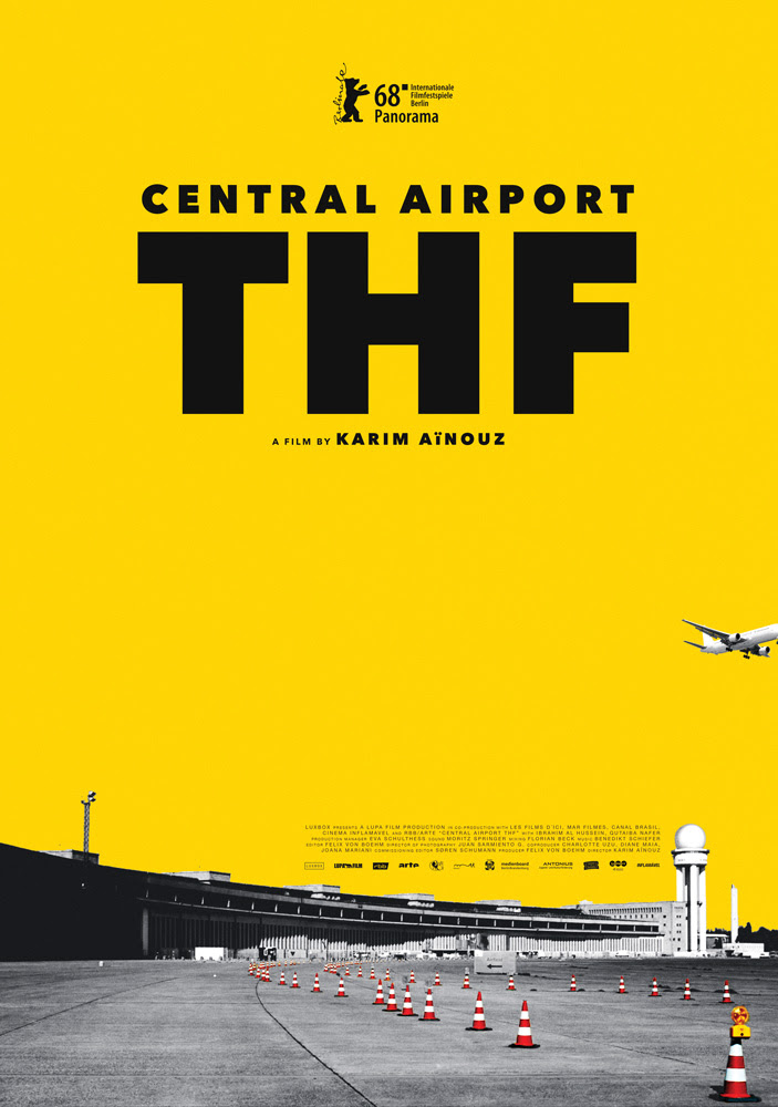 Kinoplakat "Zentralflughafen THF" von Karim Aïnouz