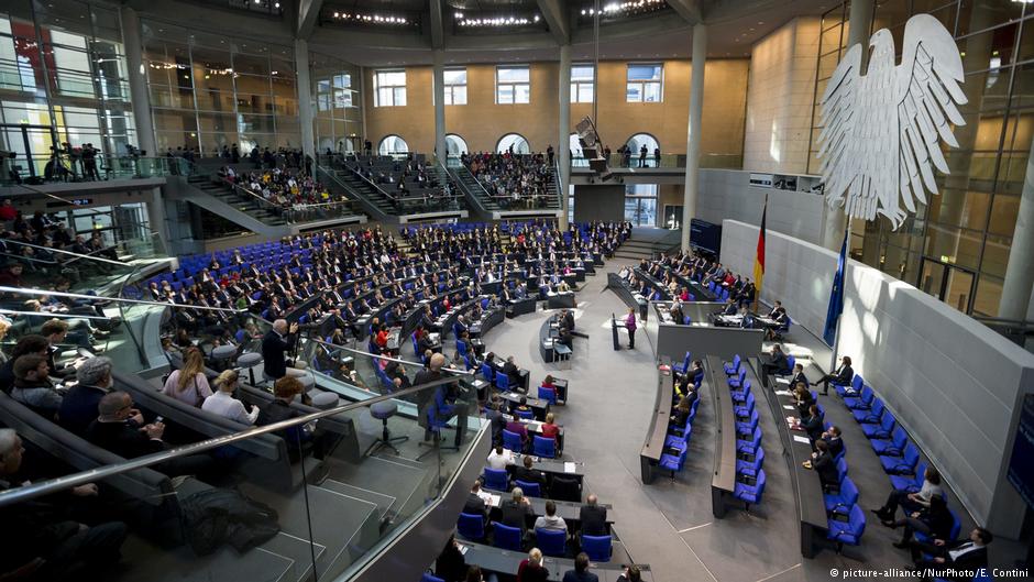Plenarsitzung im Deutschen Bundestag; Foto: picture-alliance