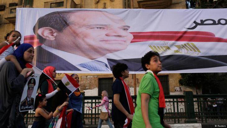 Abdul Fattah al-Sisi's campaign kicks off in Cairo (photo: Reuters)