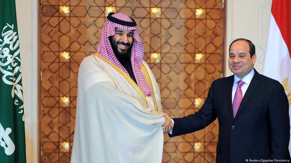 الرئيس المصري عبد الفتاح السيسي والأمير السعودي محمد بن سلمان