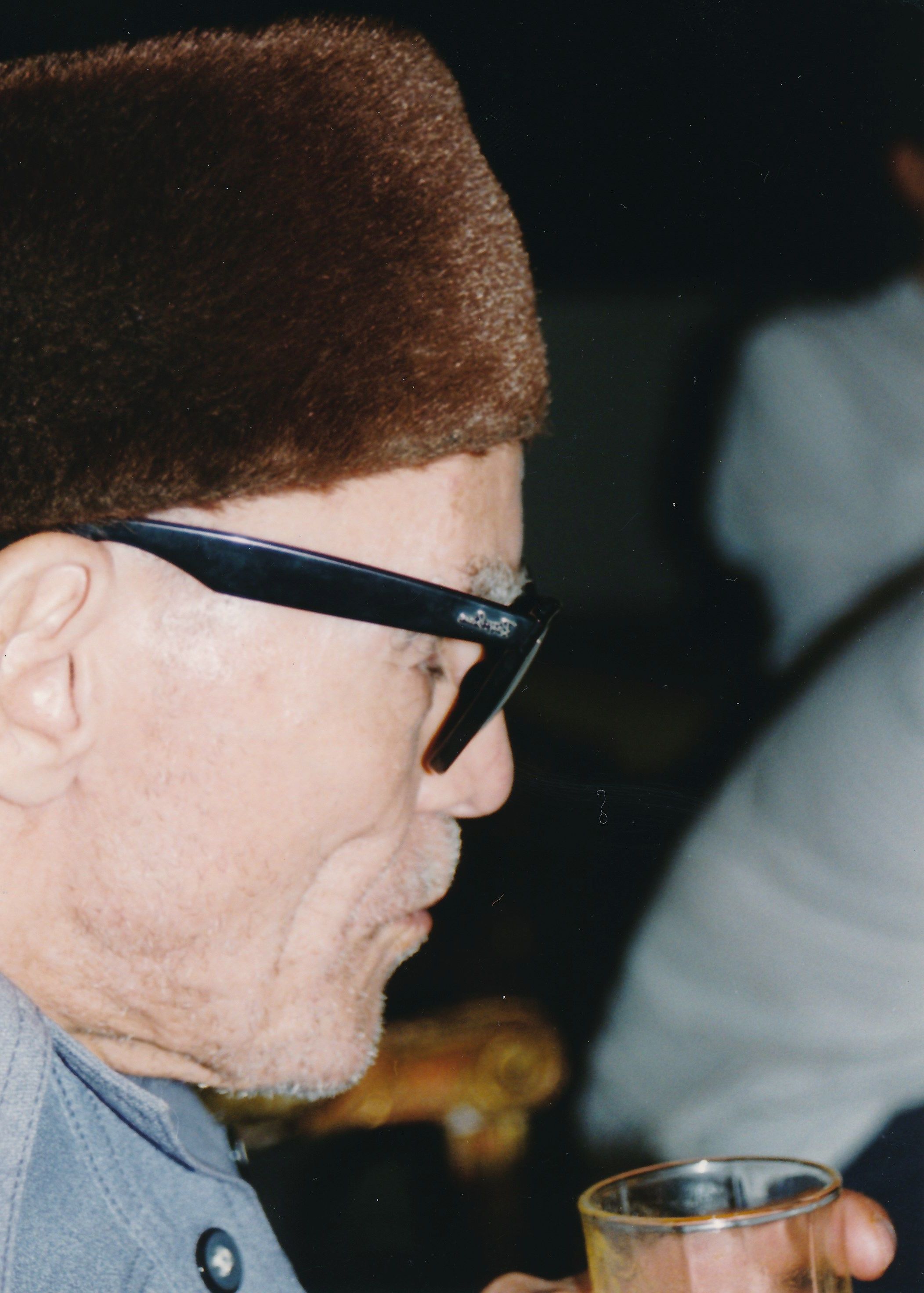 Sheikh Imam während eines privaten Treffens im Jahr 1994 in Kairo; Foto: Martina Sabra
