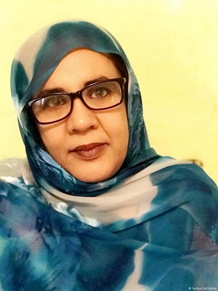 وزيرة الشؤون الاجتماعية والطفولة والأسرة السابقة السنية منت سيدي هيبة - موريتانيا.