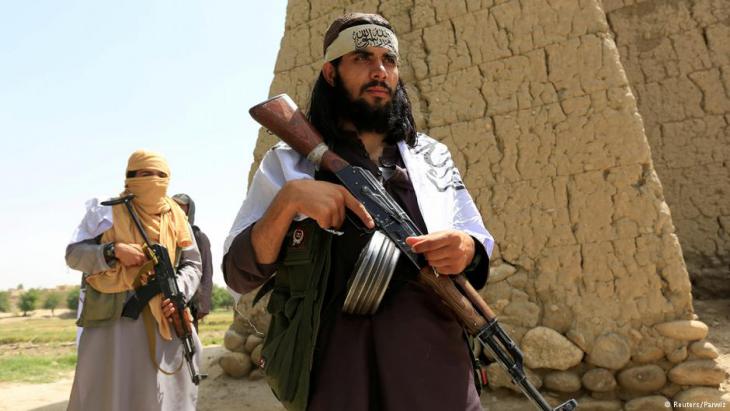 Taliban fighters during the ceasefire in Ramadan in mid-June (photo: Reuters/Parwiz)