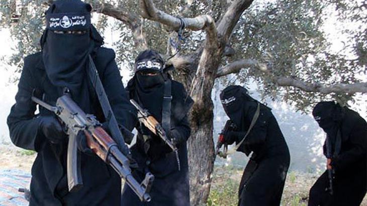 Female supporters of IS (photo: dpa/picture-alliance/SyriaDeeply.org)