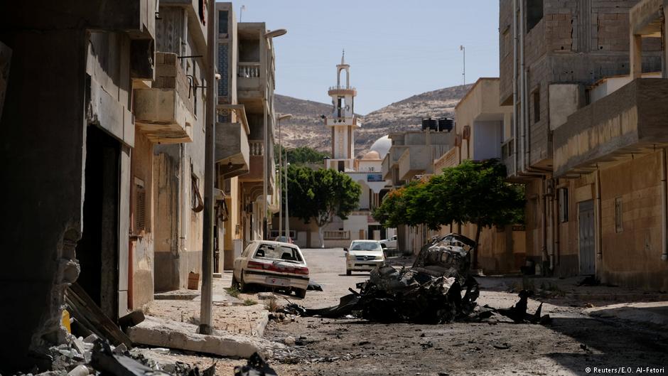 Die von General Haftar eroberte liybsche Küstenstadt Derna; Foto: Reuters