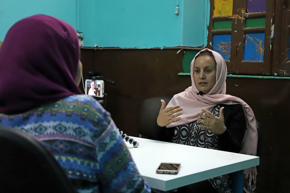 Die in Kairo lebende Jemenitin Fatima el-Mutahar | © Goethe-Institut/Sandra Wolf