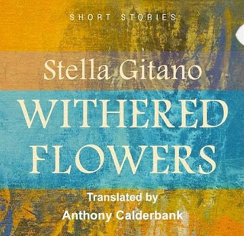 Buchcover Stella Gitano: "Withered Flowers"; Verlag: Rafiki for Printing and Publishing, Juba