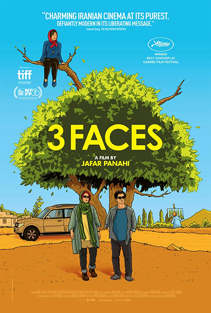 Kinoplakat "Three Faces" von Jafar Panahi