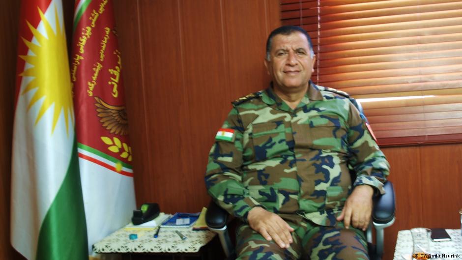 Kurdish Major General Aziz Weysi Bani (photo: DW)