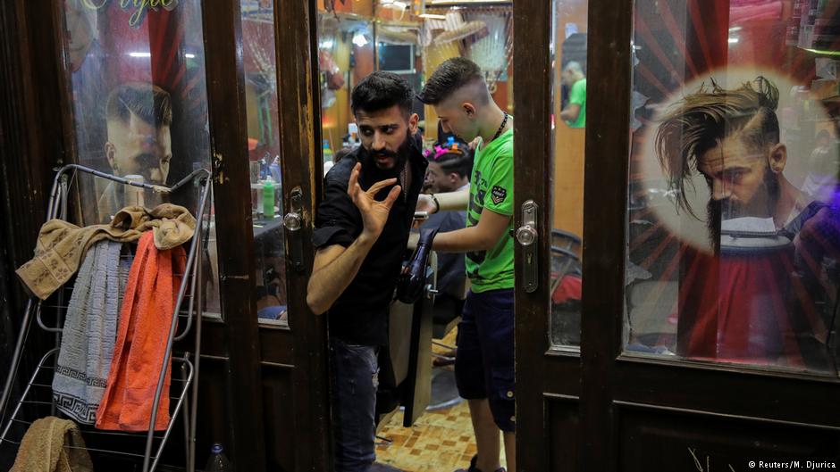Friseurladen in Damaskus; Foto: Reuters