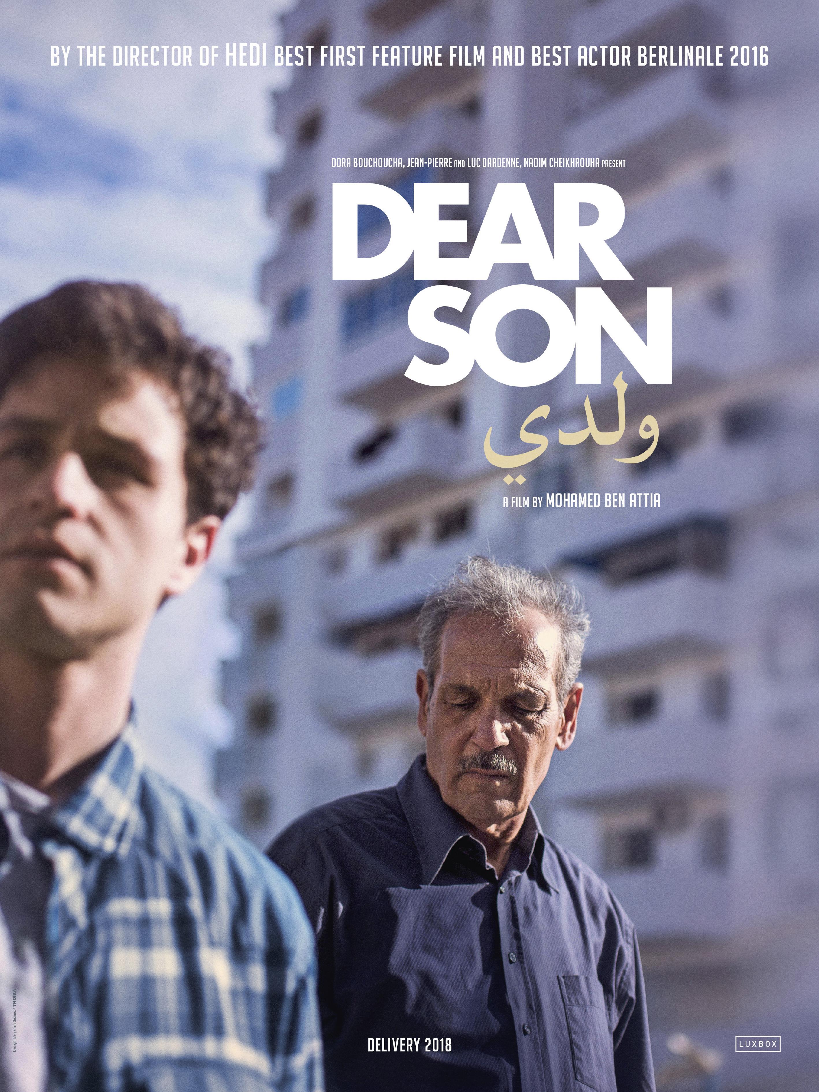 Film poster for Mohammed Ben Atiaʹs "Dear Son" (distributed by BAC Films)