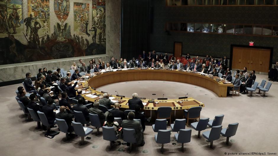 مجلس الأمن الدولي في مقر الأمم المتحدة في نيويورك. Foto: picture-alliance/dpa