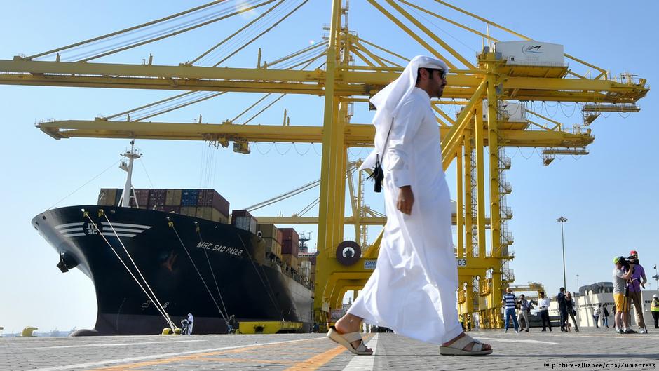 Qatars neuer Hafen Hamad Port; Foto: picture-alliance/dpa 