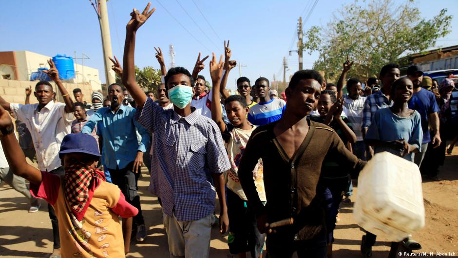 Proteste in Khartum; Foto: Reuters
