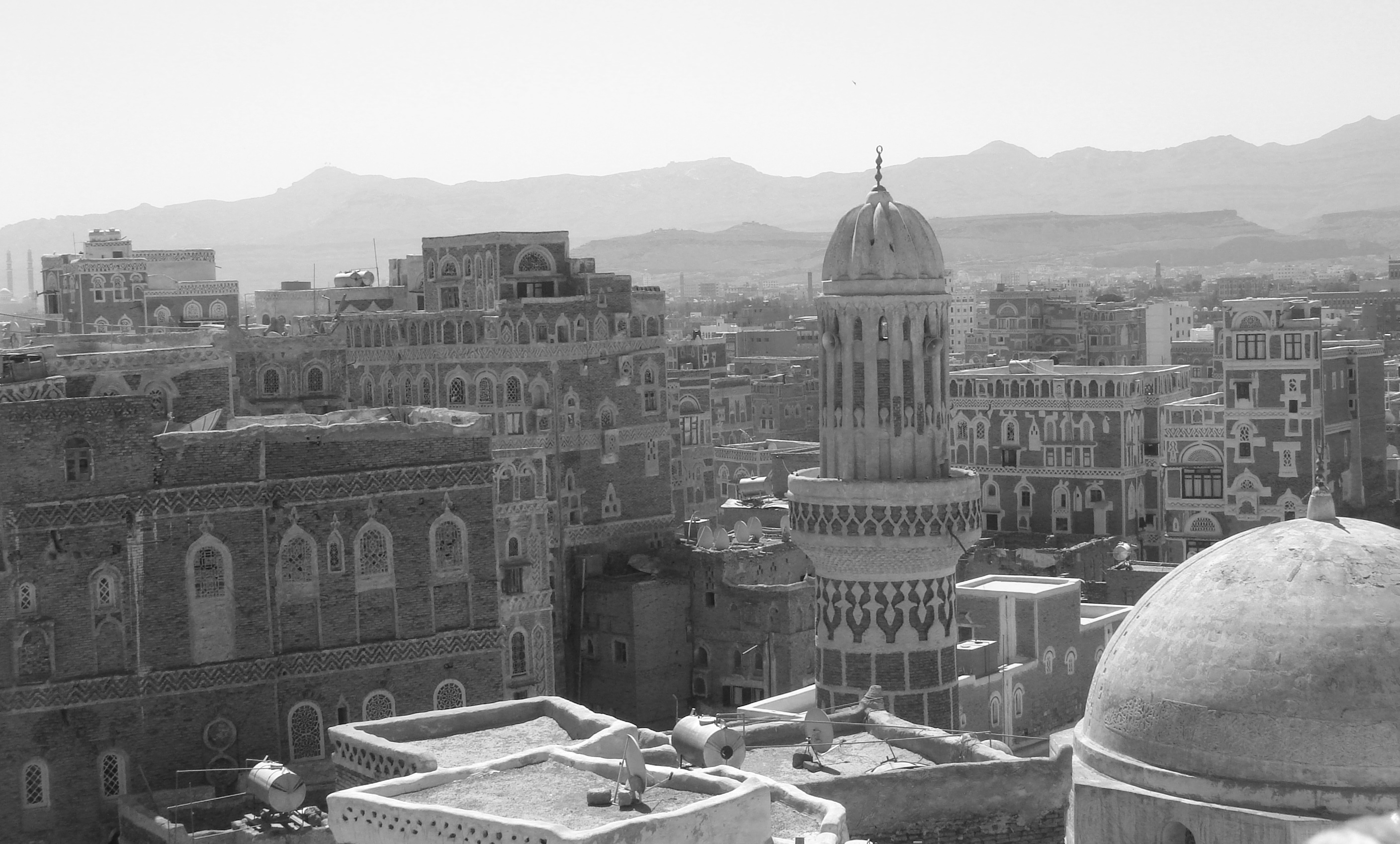 Historisches Bild von der Altstadt von Sanaa; Foto: UNESCO/Maria Gropa/Creative Commons Attribution-ShareAlike 3.0 IGO