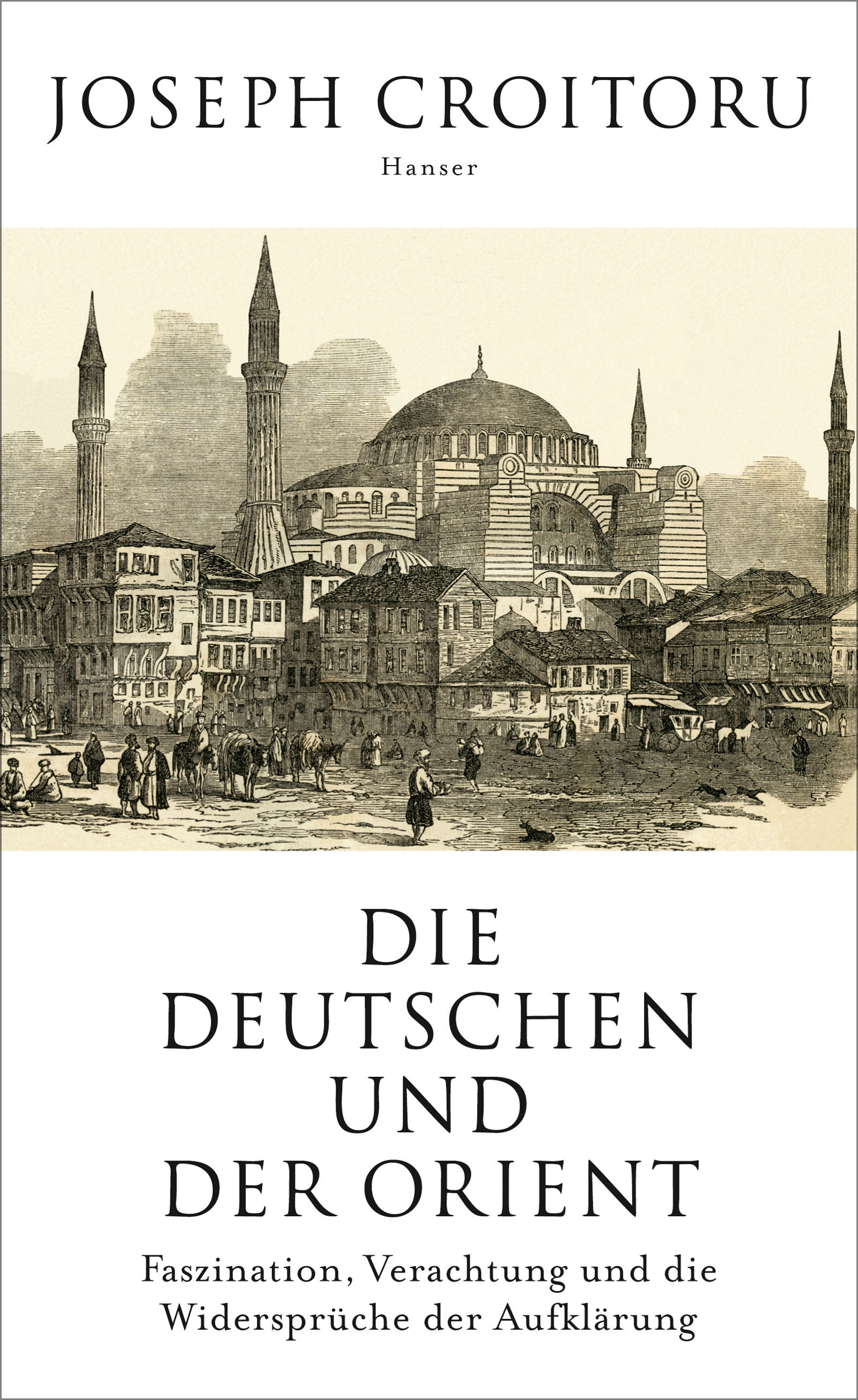 الغلاف الألماني لكتاب "الألمان والمشرق" للمؤرخ جوزيف كرواتورو.  Carl Hanser Verlag