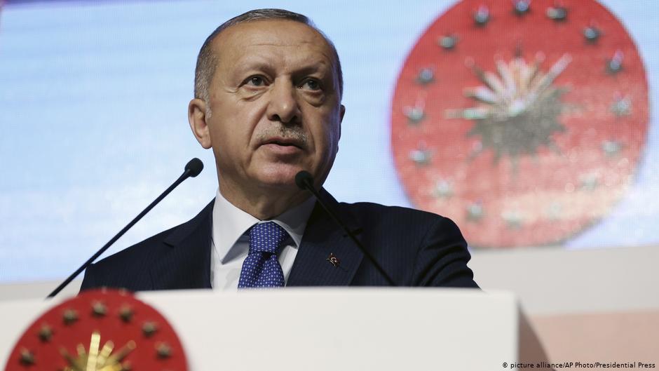 Der türkische Präsident Recep Tayyip Erdoğan; Foto: picture-alliance/AP