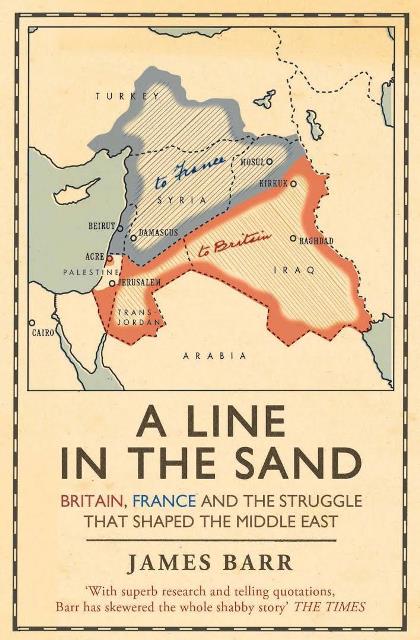 Cover of James Barr's "A line in the sand" (source: Simon &amp; Schuster)