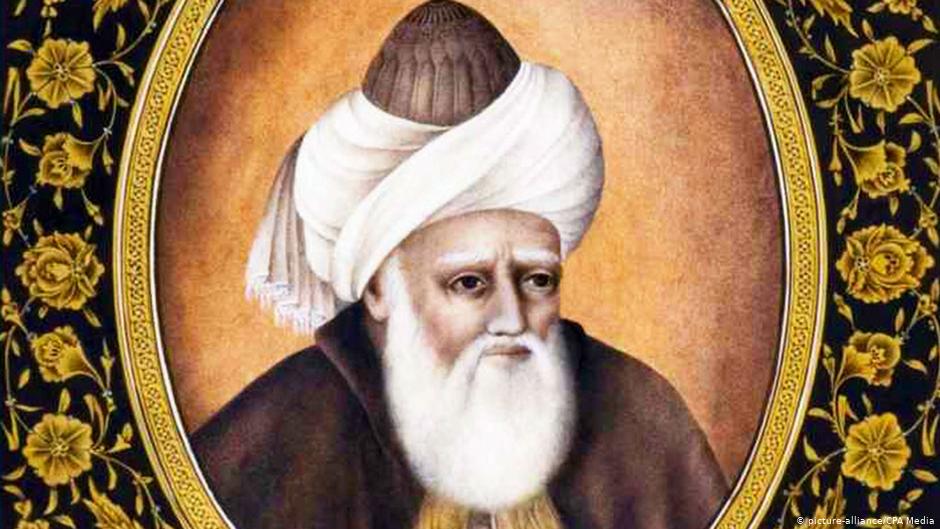 الشاعر الكبير الصوفي جلال الدين الرومي (1207 - 1273) ـ Foto: picture-alliance/CPA Media
