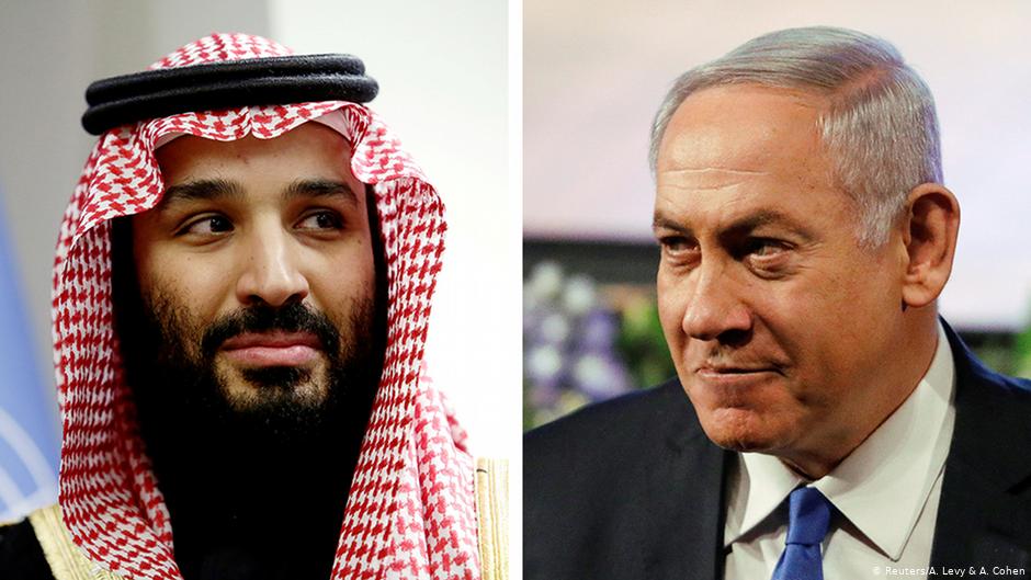 Photomontage: Saudi Crown Prince Mohammed bin Salman (left) and Israeli Prime Minister Benjamin Netanyahu (photo: Reuters/A. Levy &amp; A. Cohen)
