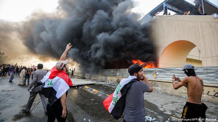 Anti-Regierungsproteste in Bagdad; Foto: AFP/Getty Images