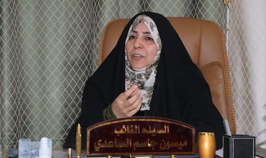 Die irakische Parlamentsabgeordnete Maysoon J. Dawood al-Saa'idi; Foto: Goethe-Institut | Perspektiven