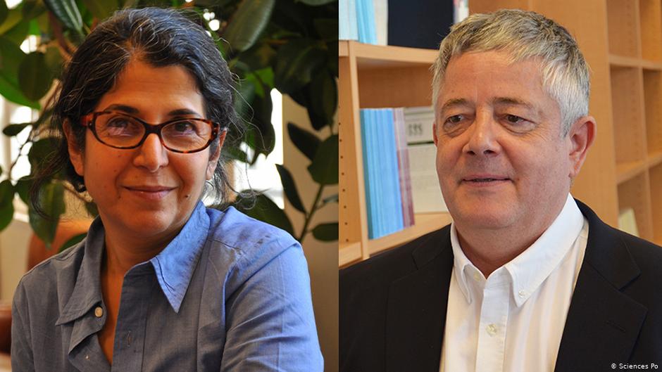 French-Iranian anthropologist Fariba Abdelkhah and her Sciences Po colleague Roland Marchal, both detained by Iran in July 2019 (photo: Sciences Po)