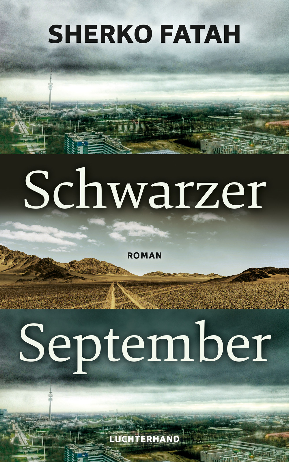 Cover of Sherko Fatah's "Schwarzer September" – Black September (published in German by Luchterhand)