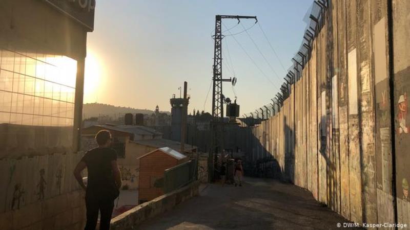Border wall in Bethlehem (photo: DW/Kasper-Claridge)
