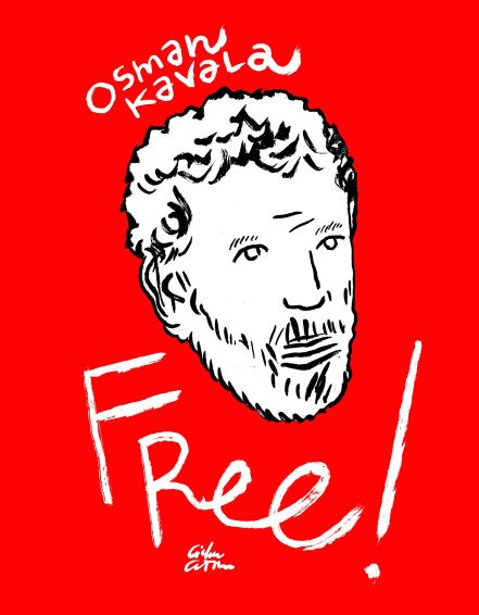 Free Osman Kavala; Quelle: Channeldraw