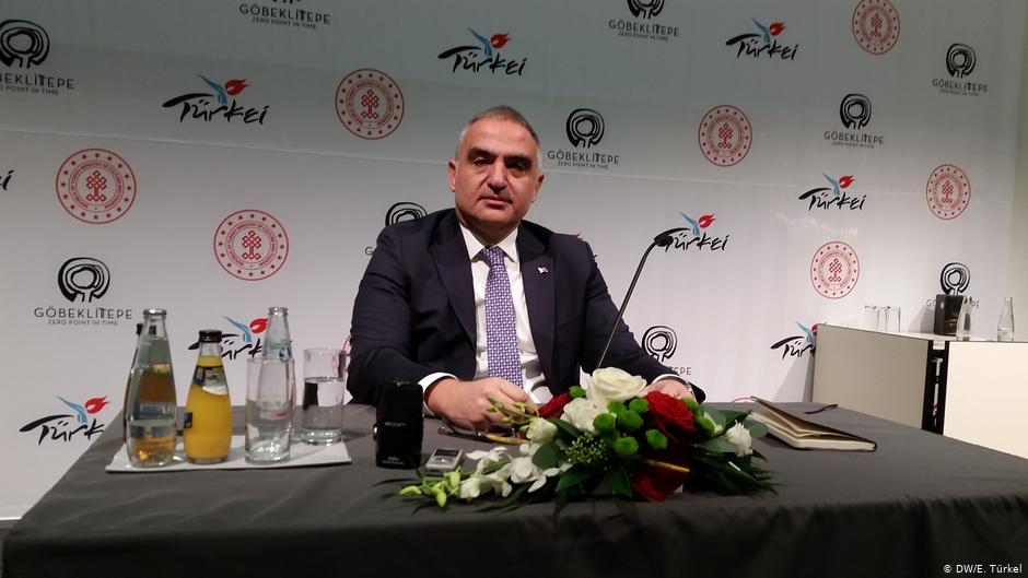 Turkish Culture and Tourism Minister Nuri Ersoy at the ITB in Berlin, 2019 (photo: DW)