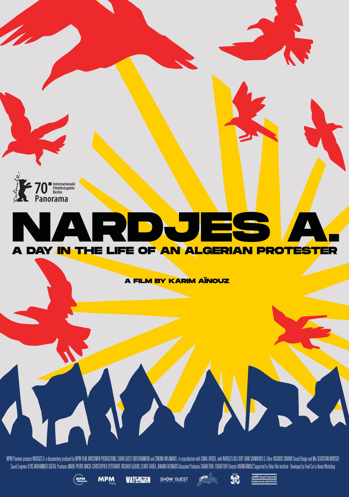 Kinoplakat "Nardjes A." von Karim Aïnouz