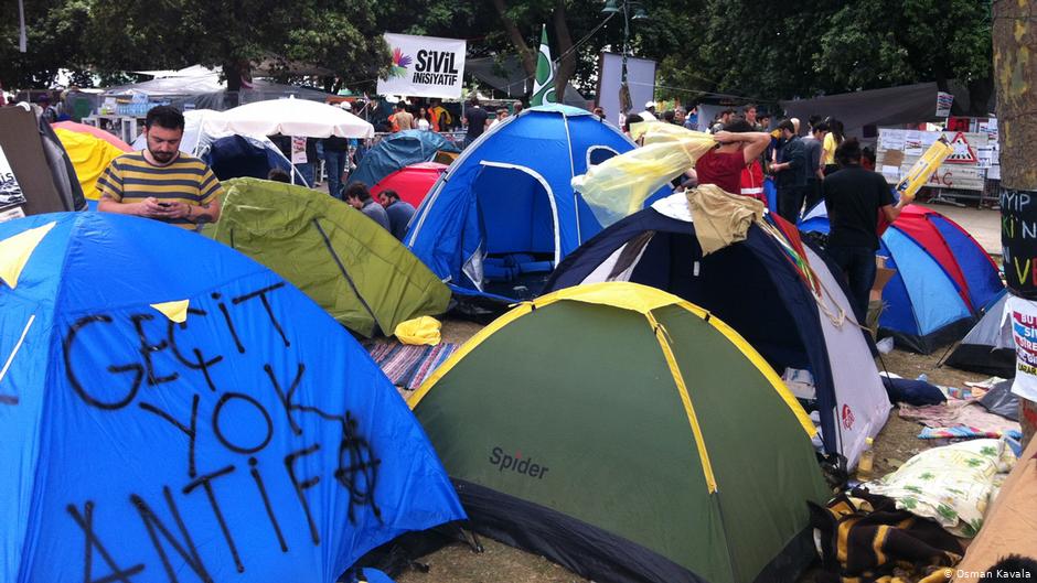 Proteste im Gezi-Park in Istanbul im Sommer 2013; Foto: Osman Kavala