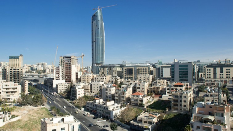 Blick auf Jordaniens Hauptstadt Amman; Foto: picture alliance/dpa 