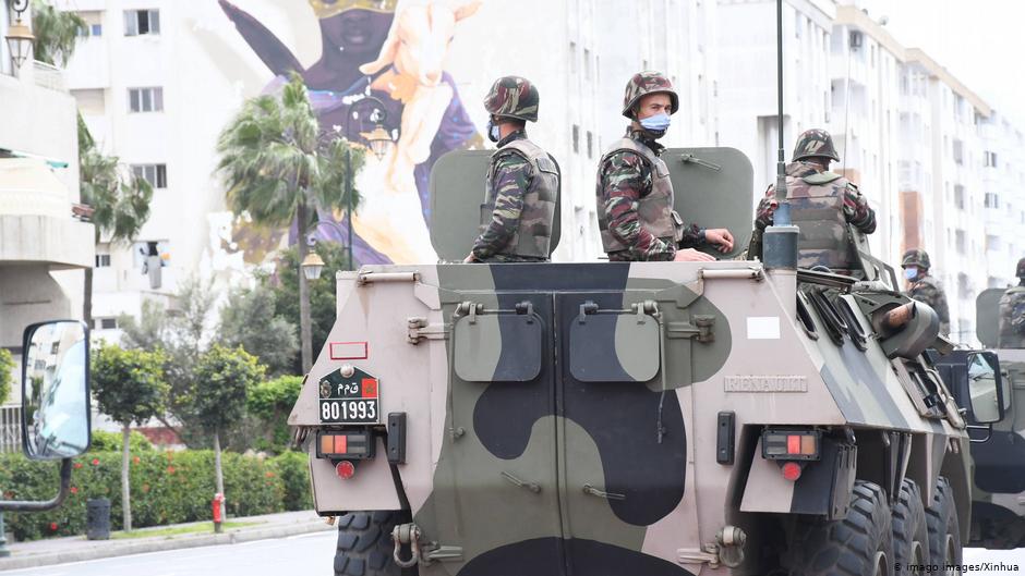 Militär in den Straßen von Rabat am 22. April 2020; Foto: Imago Images/Xinhua