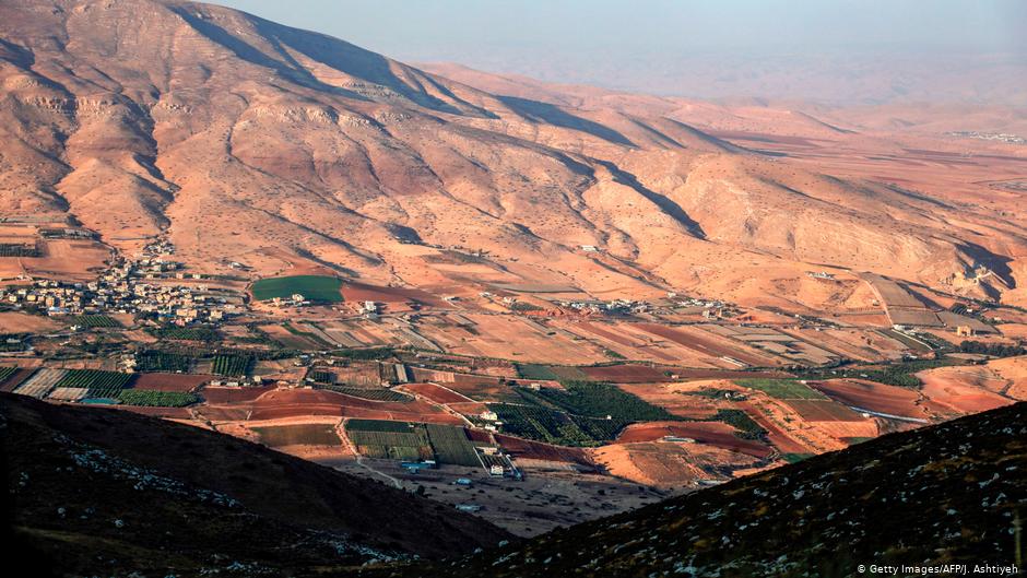 إطلالة على وادي غور الأردن.  Foto: AFP/Getty Images