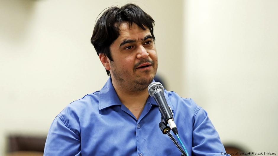 Der iranische Journalist Ruhollah Zam wurde zum Tode verurteilt; Foto: picture-alliance/AP