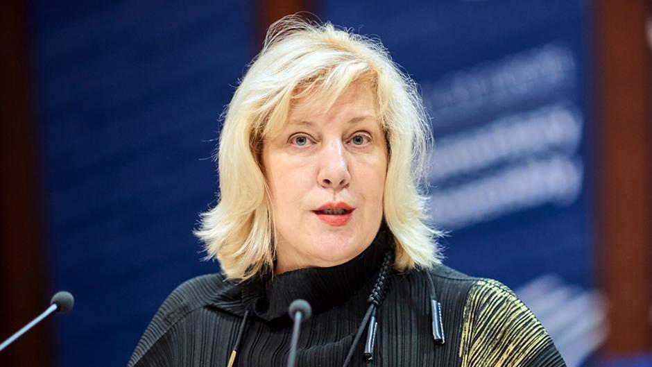 Dunja Mijatović, Menschenrechtskommissarin des Europarates; Foto: picture-alliance/dpa/Europarat/S. Weltin