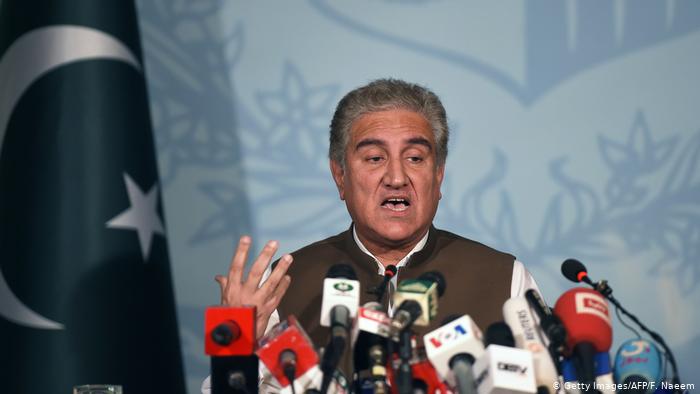 Pakistani Foreign Minister Shah Mehmood Qureshi (photo: Getty Images/AFP/F. Naeem)