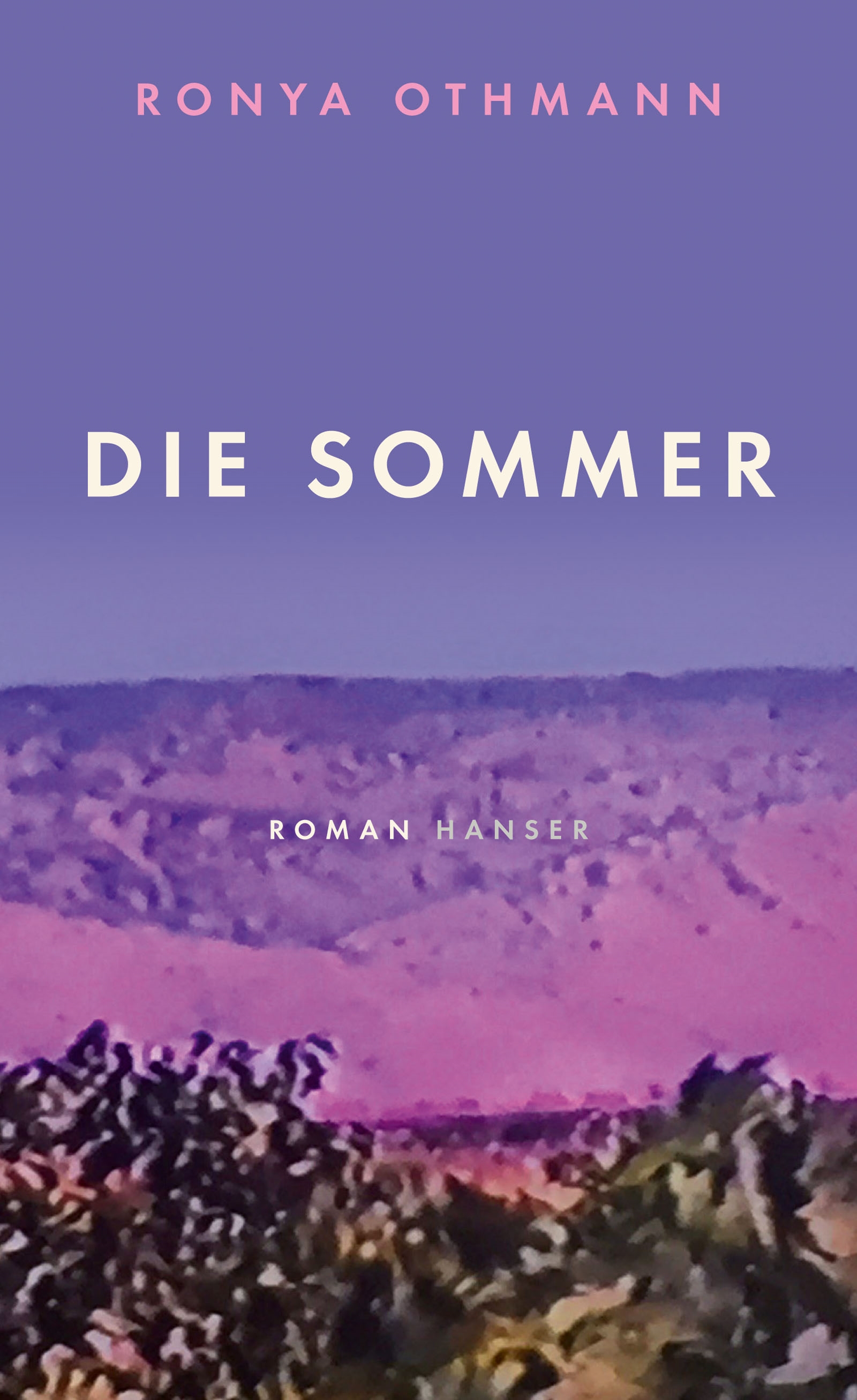 الغلاف الألماني لرواية الكاتبة الألمانية الكردية رونيا عثمان "فصول الصيف". “Die Sommer” im Hanser Verlag