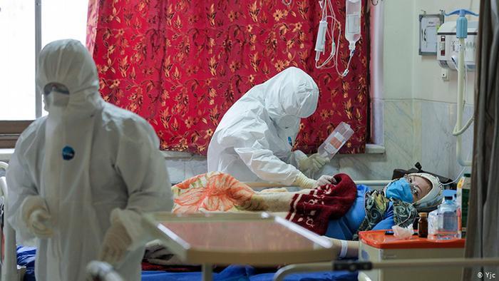 Coronavirus patient in an Iranian hospital (photo: Yjc)