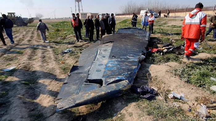 Wreckage of Flight PS752 (photo: Reuters)