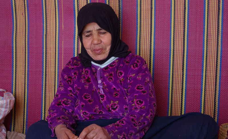 امرأة أمازيغية في ريف المغرب.  Foto: Claudia Mende