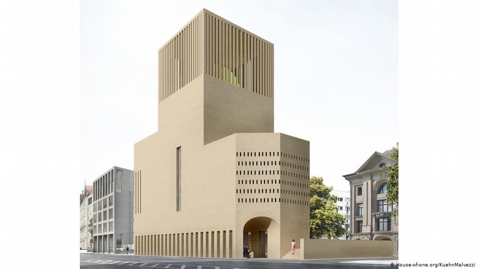 في برلين في ألمانيا يتحول مشروع "البيت الواحد" -الذي يضم معابد لليهود والمسيحيين والمسلمين تحت سقف واحد- شيئا فشيئا إلى واقع ملموس. Foto: House-of-one.org/KuehnMalvezzi