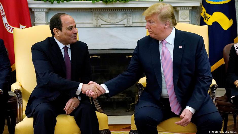 حصل الرئيس المصري عبد الفتاح السيسي على دعم متواصل من الرئيس ترامب. 